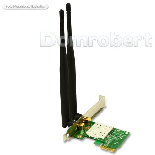 Encore - Placa De Rede Sem Fio Pci-e N300 C/ 2 Antenas