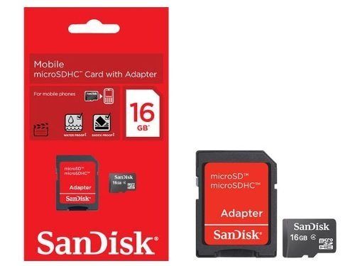 Cartão De Memória Micro Sd Sandisk 16gb Original Nota Fisca